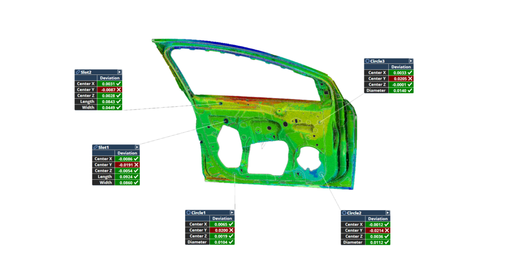 3D Scan Data from Hexagon PC-DMIS