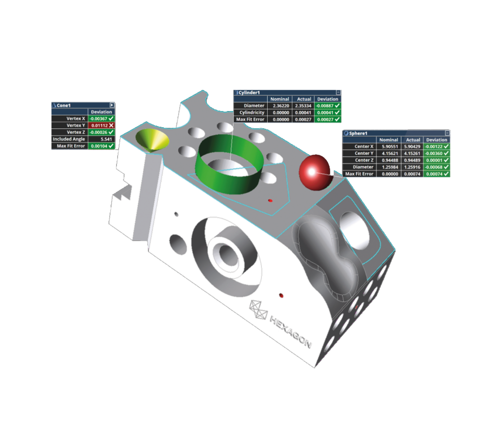 3D Scan Data from Hexagon PC-DMIS