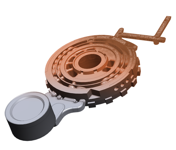 Reverse Engineered precision machined part