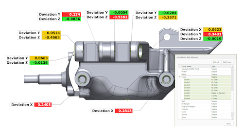 Color Map Inspection of a Car Engine