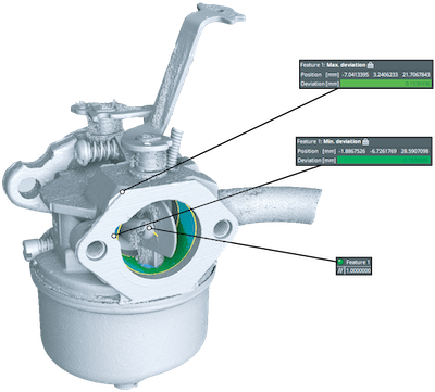 CT Scan Data of a Carburetor