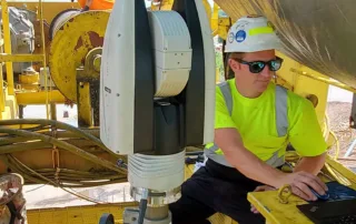 Laser Tracker for Crane Inspection