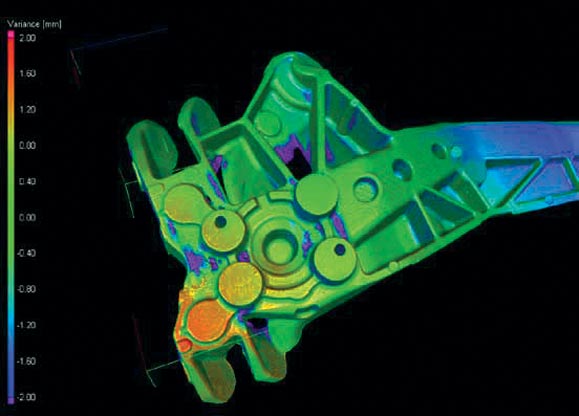 example of nominal-actual industrial CT scan
