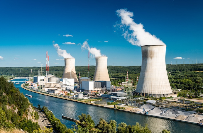 Tihange,Nuclear,Power,Station,In,Belgium Nuclear Power Generation Facility